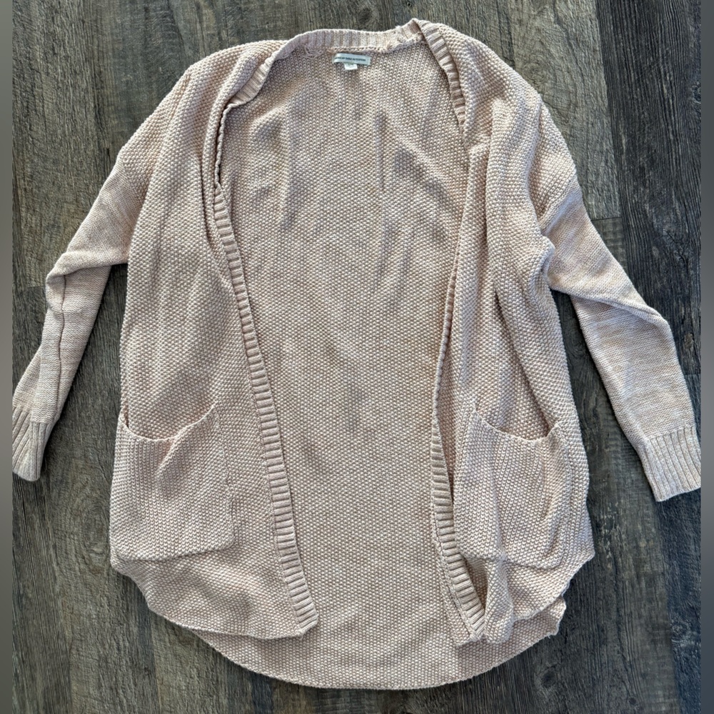 American Eagle Outfitters Cream Cardigan